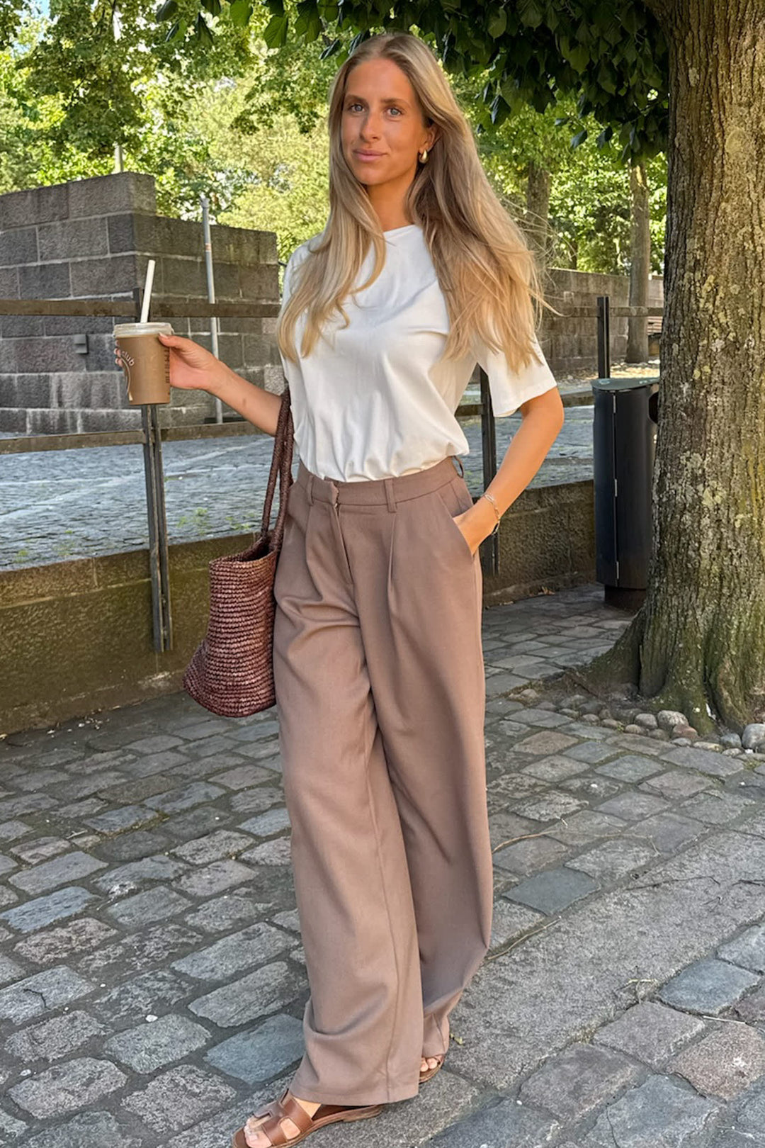 Celina Pants Brown | Bukser | Smuk