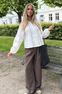 Celina Pants Dark Brown