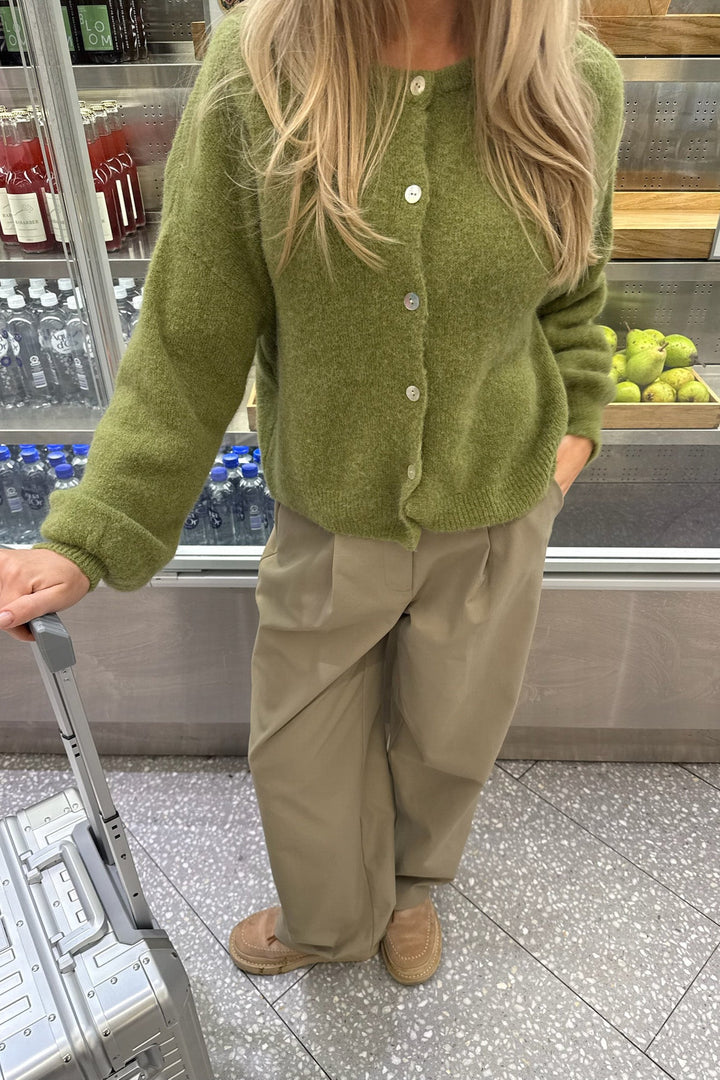 Celina Pants Khaki | Bukser | Smuk - Dameklær på nett