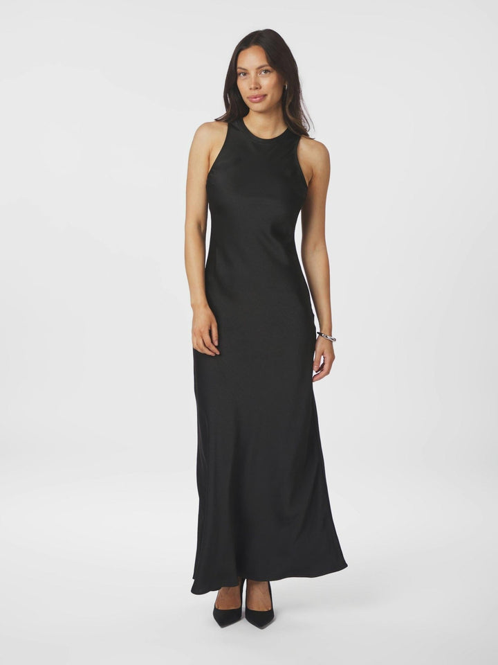 Celinie Heavy Sateen Dress Black | Kjoler | Smuk - Dameklær på nett