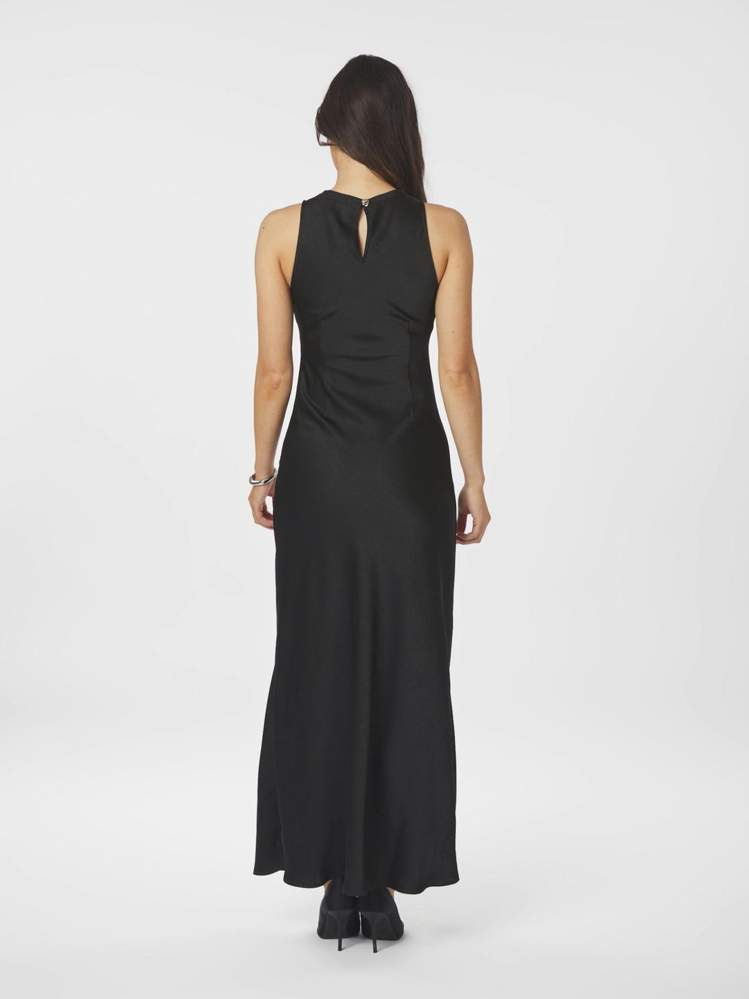 Celinie Heavy Sateen Dress Black | Kjoler | Smuk - Dameklær på nett