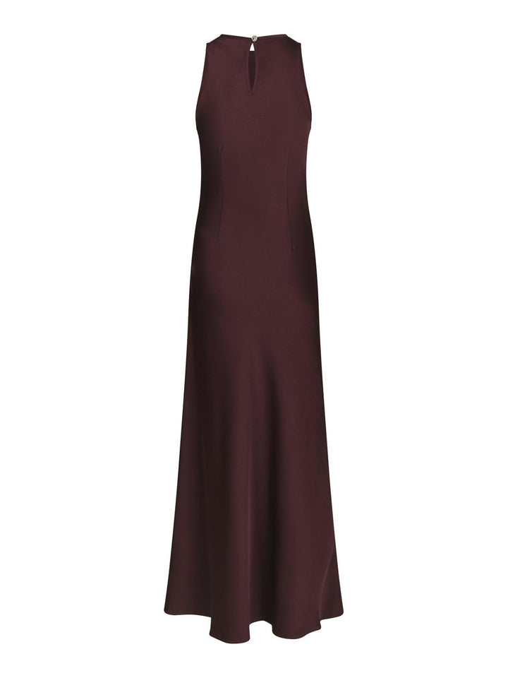 Celinie Heavy Sateen Dress Burgundy | Kjoler | Smuk