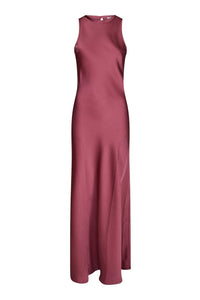 Celinie Heavy Sateen Dress Cherry Pink