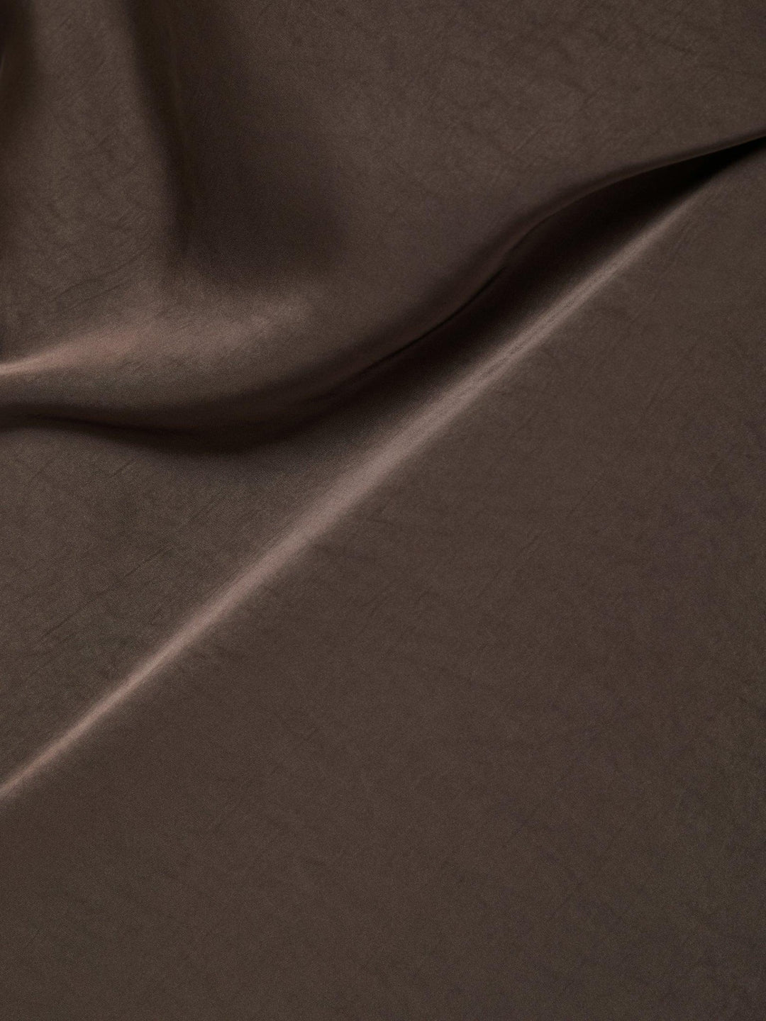 Celinie Heavy Sateen Dress Dark Brown | Kjoler | Smuk - Dameklær på nett