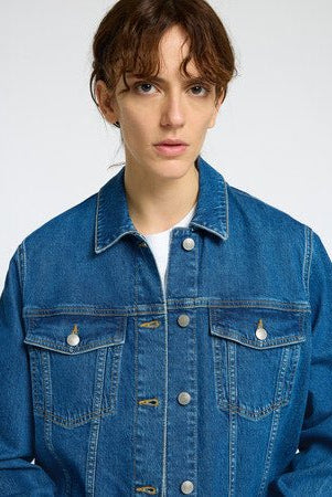 Cena Ls Jacket Medium Blue Denim | Yttertøy | Smuk - Dameklær på nett