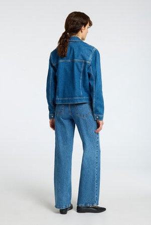 Cena Ls Jacket Medium Blue Denim | Yttertøy | Smuk - Dameklær på nett