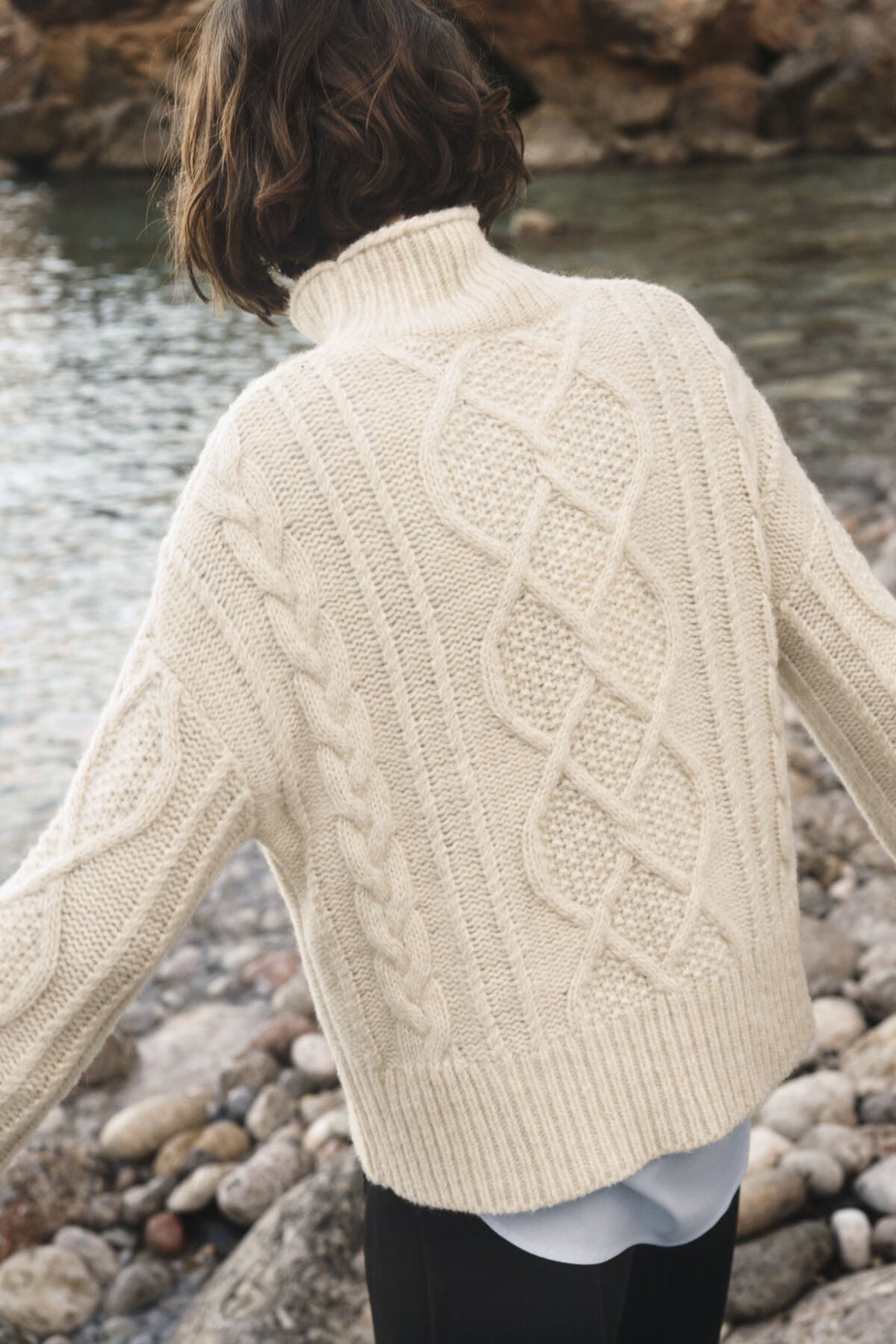 Channa Pullover Whitecap Melange | Genser | Smuk