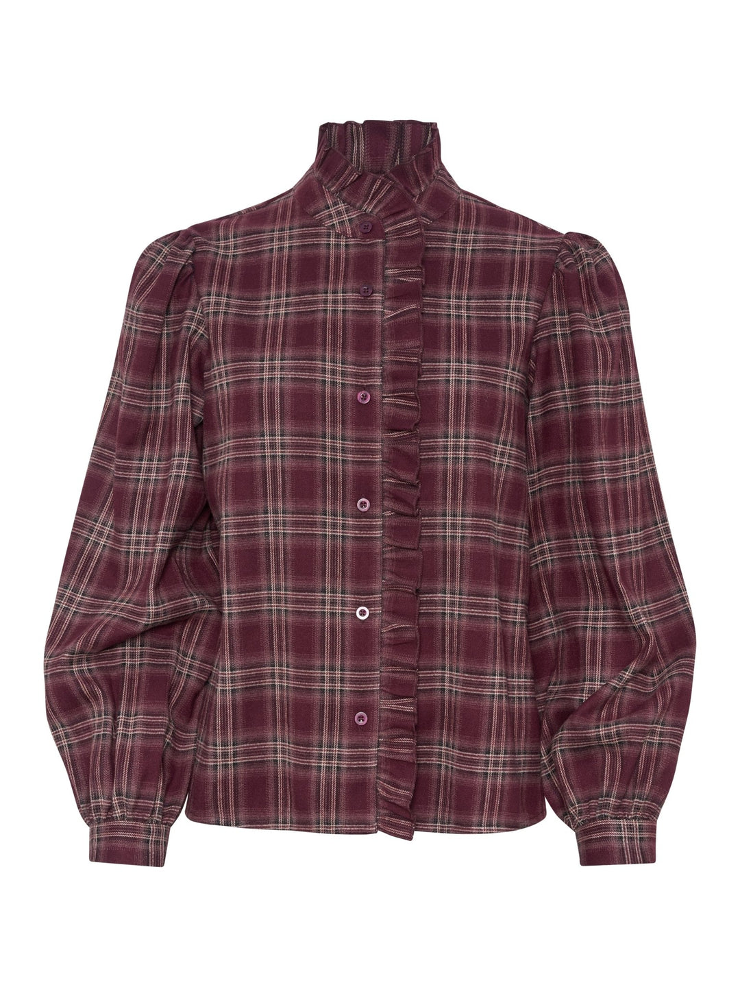 Charlotte Blouse Wine | Skjorter og bluser | Smuk