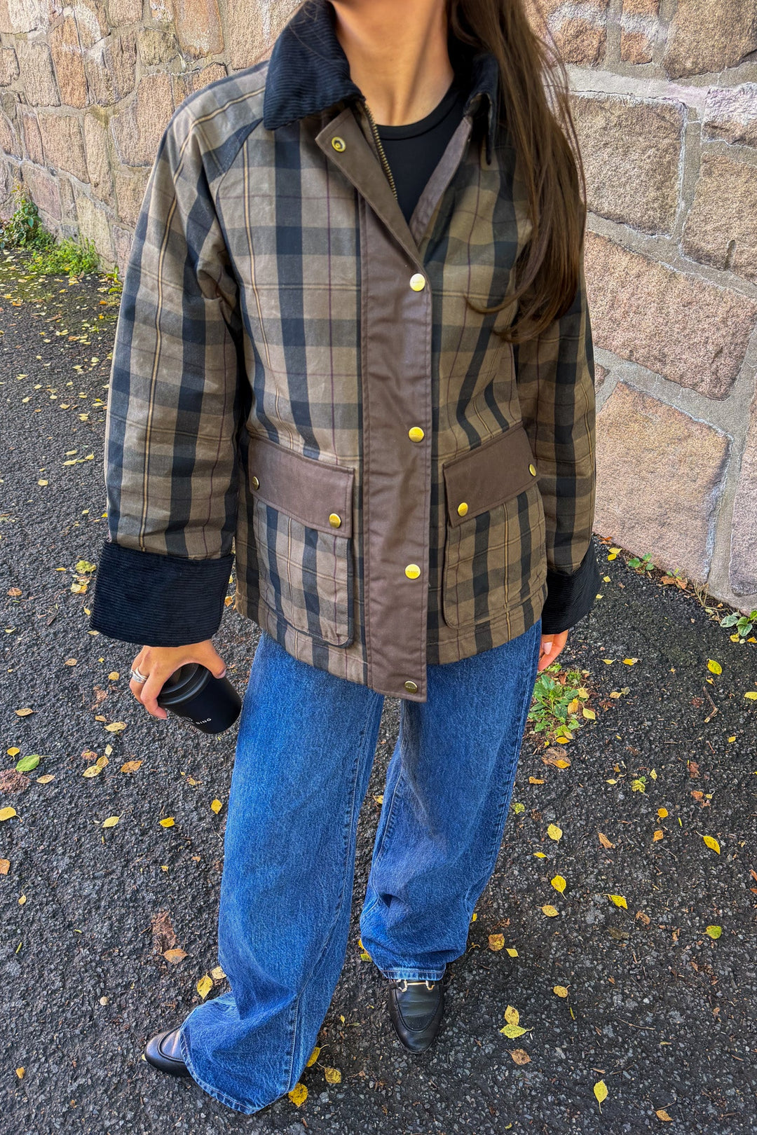 Checked Waxed Jacket | Yttertøy | Smuk
