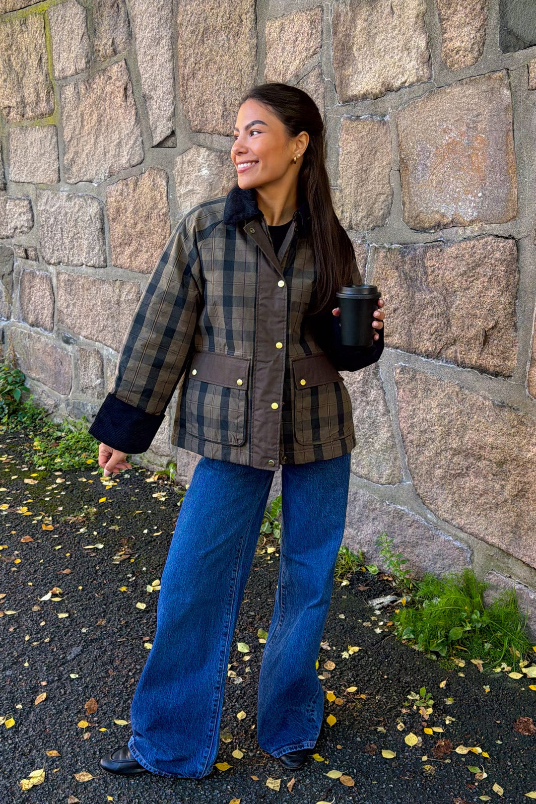 Checked Waxed Jacket | Yttertøy | Smuk