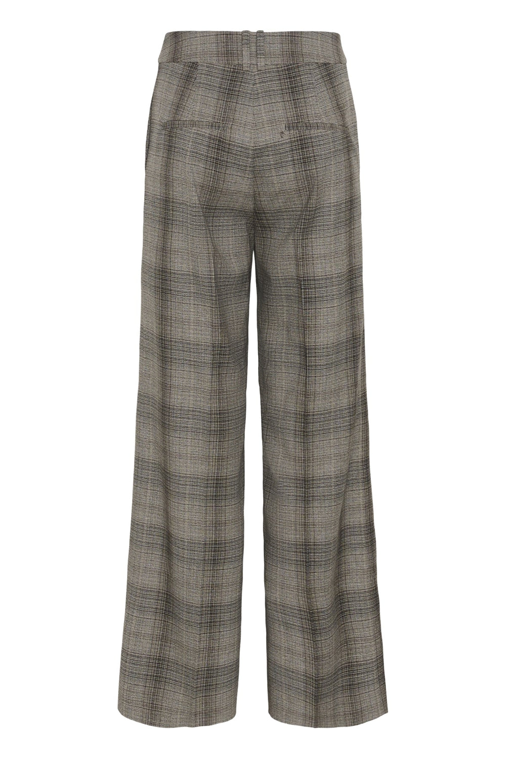 Checkieiw Straight Pant Brown Fall Check | Bukser | Smuk