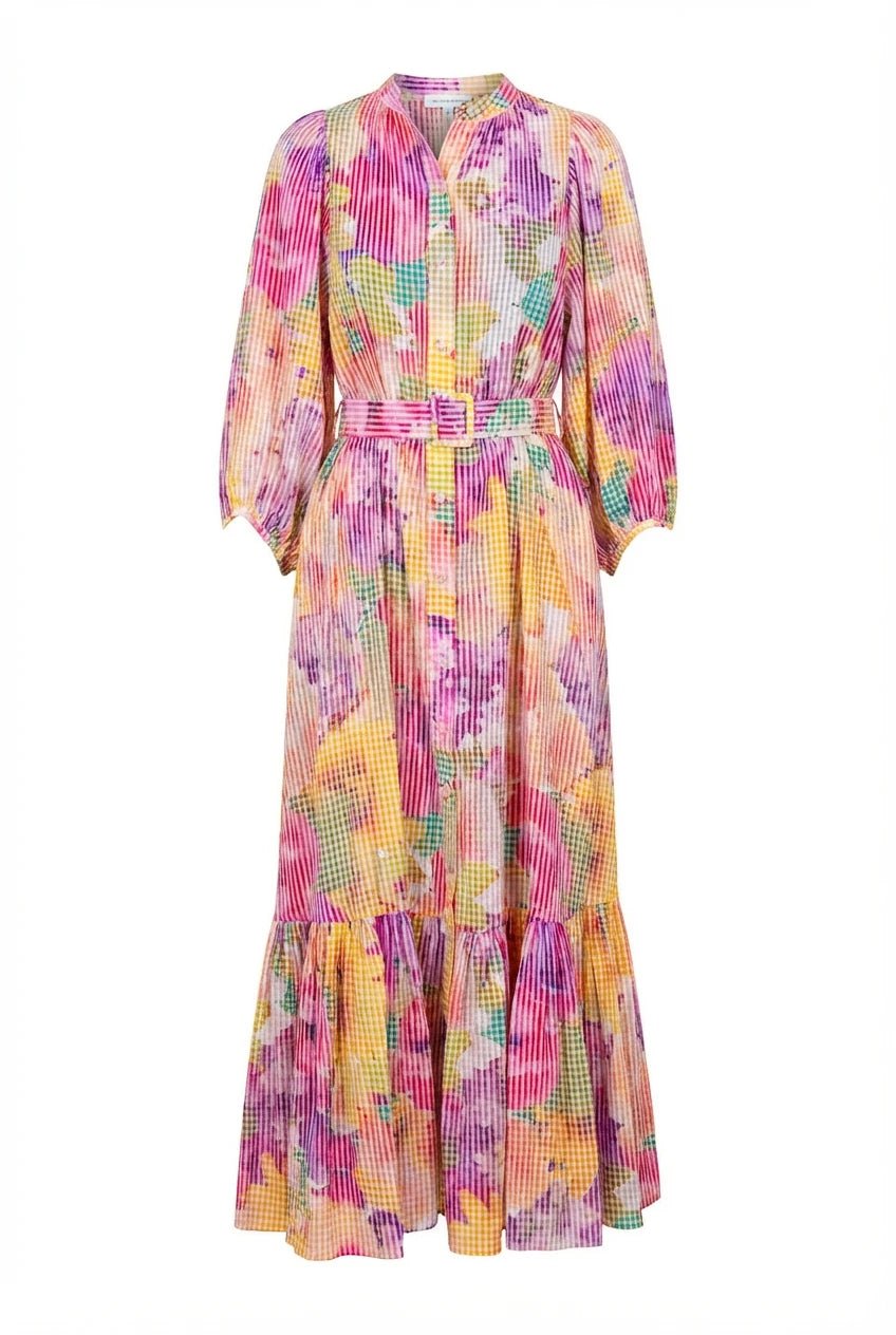 Checks Belt Dress Confetti | Kjoler | Smuk