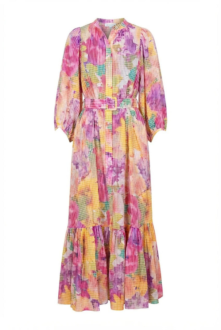 Checks Belt Dress Confetti | Kjoler | Smuk
