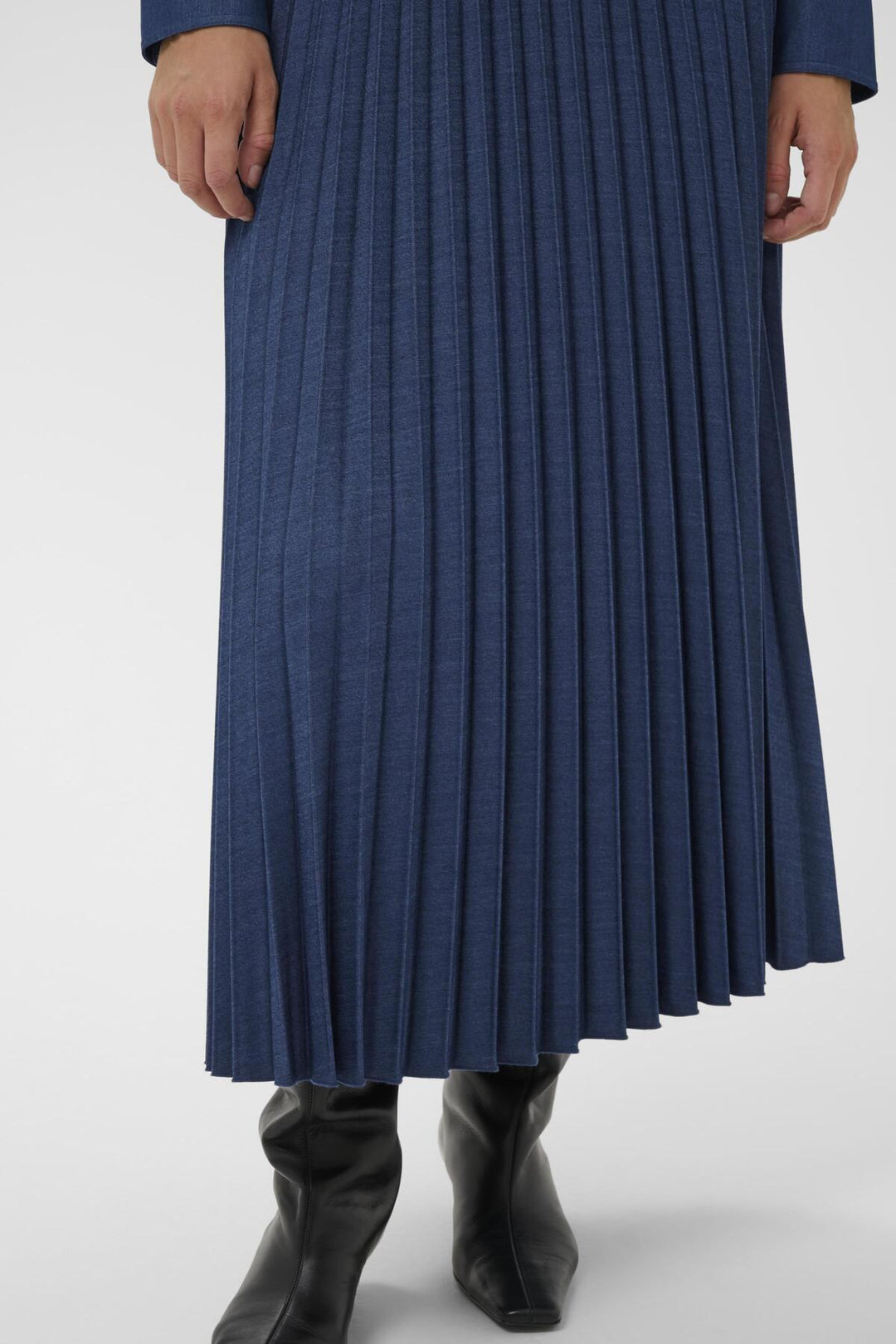Cherrieiw Skirt Dark Denim | Skjørt | Smuk - Dameklær på nett