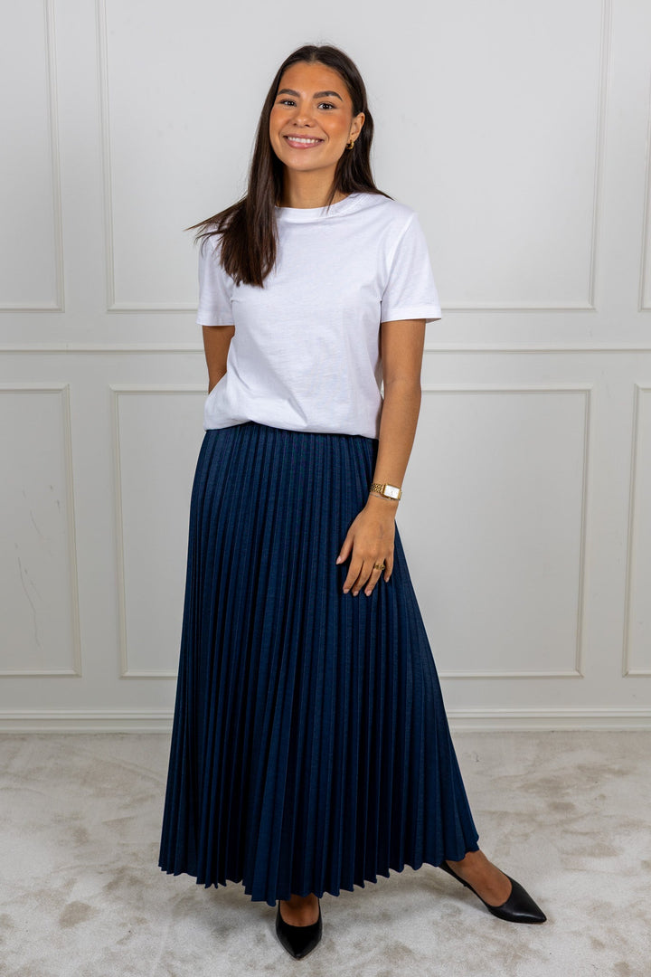 Cherrieiw Skirt Dark Denim | Skjørt | Smuk - Dameklær på nett