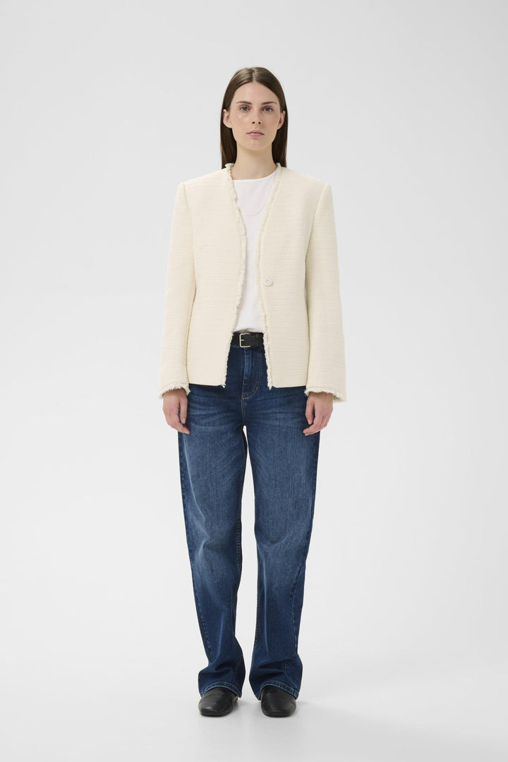 Cheyanneiw Blazer Whisper White | Blazer | Smuk