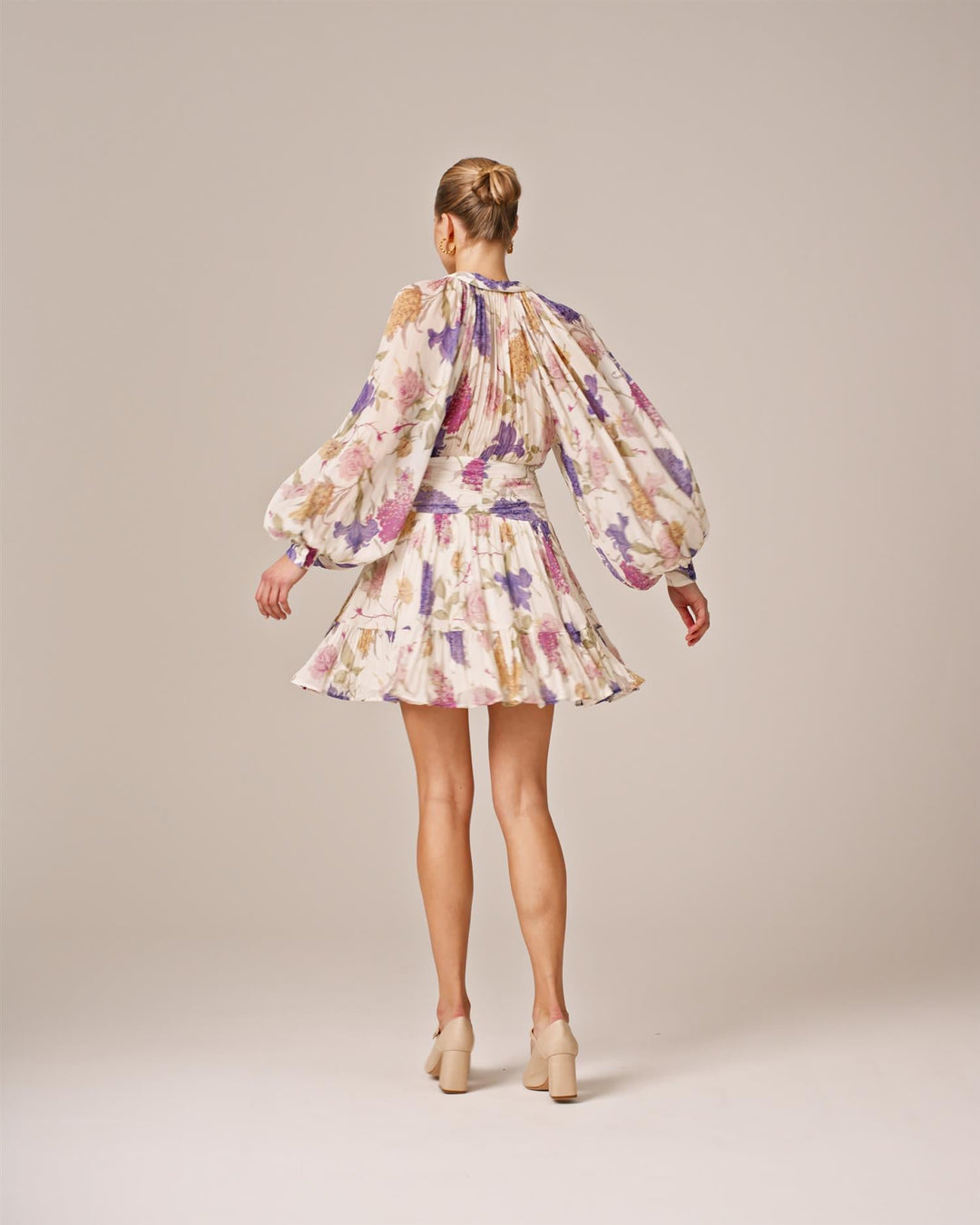 Chiffon Mini Dress Flower Garden | Kjoler | Smuk - Dameklær på nett
