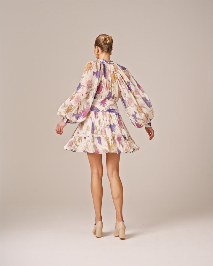 Chiffon Mini Dress Flower Garden | Kjoler | Smuk - Dameklær på nett
