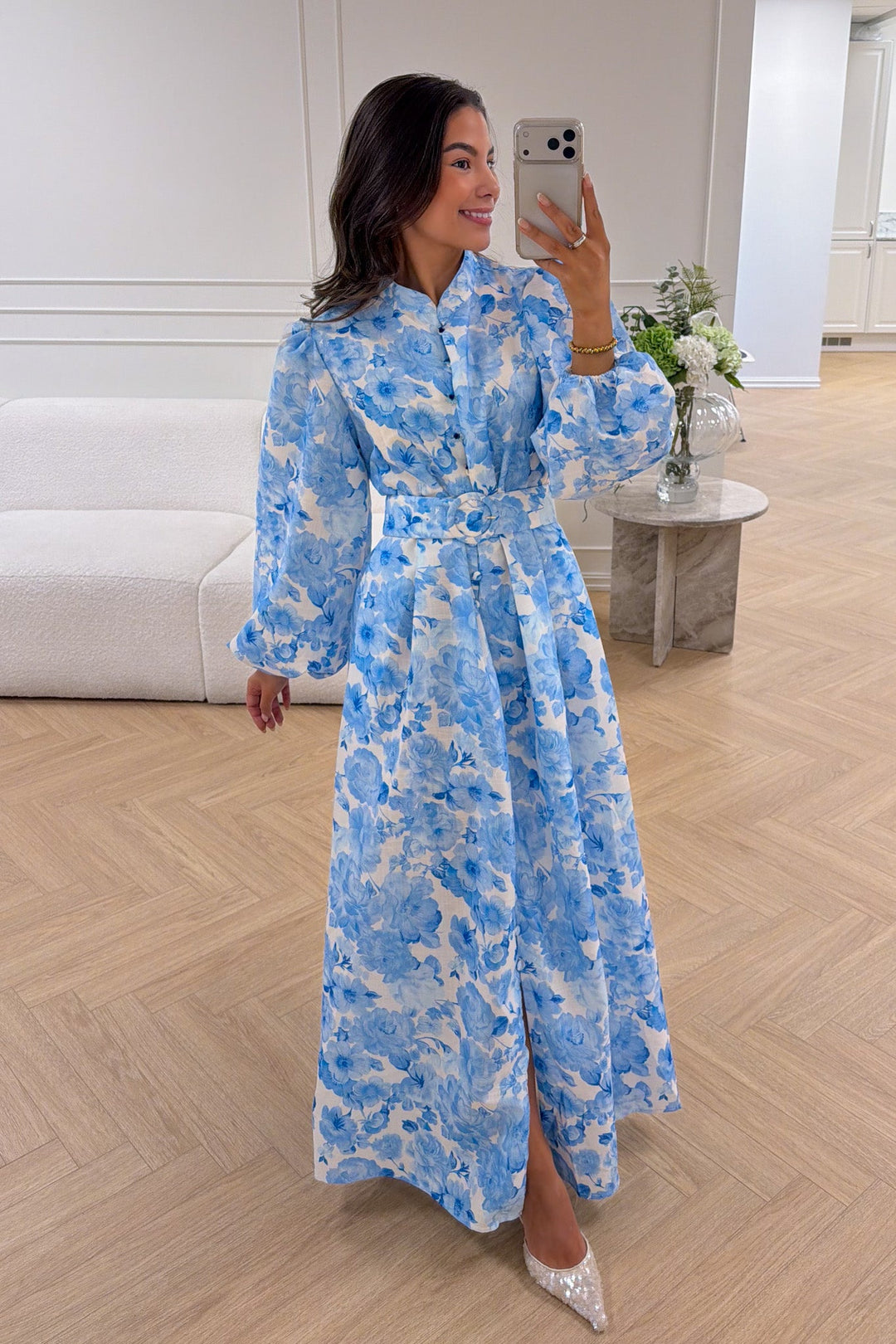Chloe Maxi Dress Blue | Kjoler | Smuk