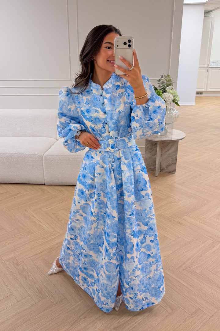 Chloe Maxi Dress Blue | Kjoler | Smuk
