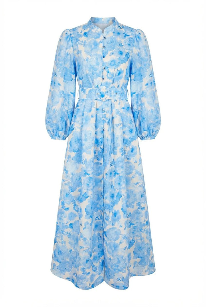 Chloe Maxi Dress Blue | Kjoler | Smuk
