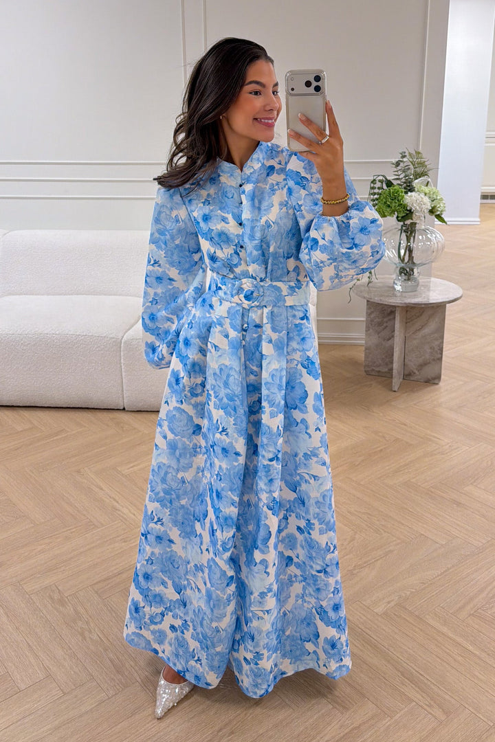 Chloe Maxi Dress Blue | Kjoler | Smuk