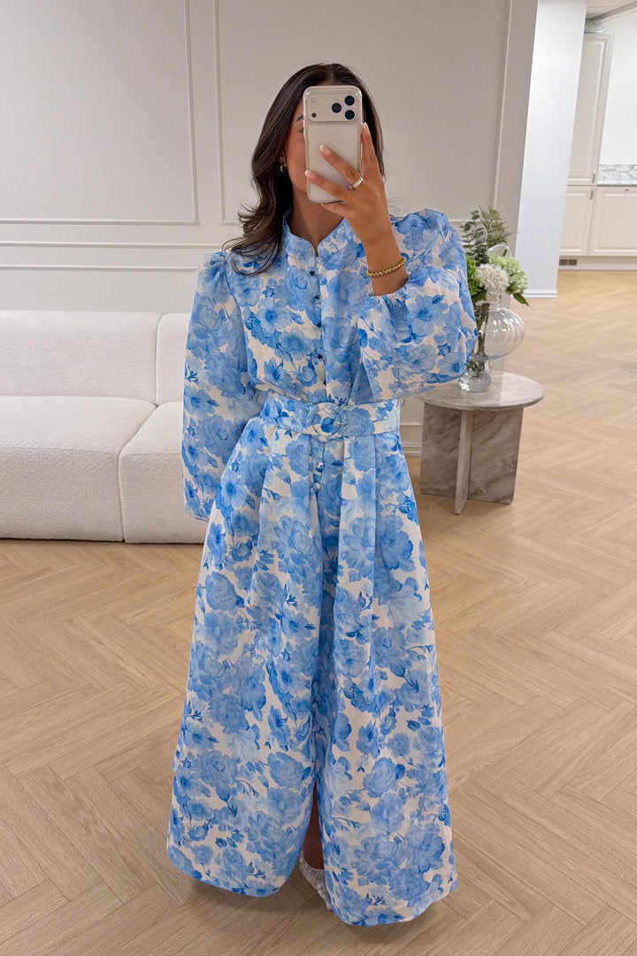 Chloe Maxi Dress Blue | Kjoler | Smuk