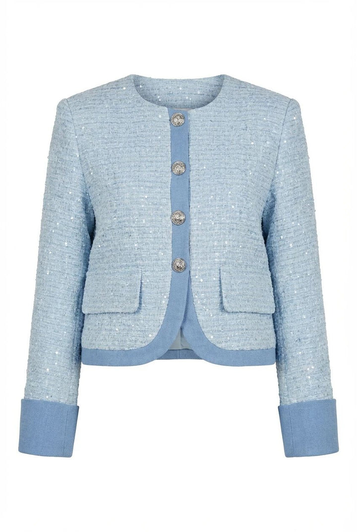 Choklate Blazer Collar Bleu Ciel | Yttertøy | Smuk