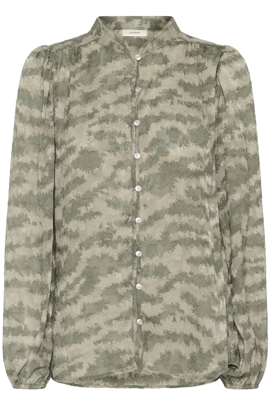 Cielleiw Shirt Mulled Basil Tiger Stripes | Skjorter og bluser | Smuk