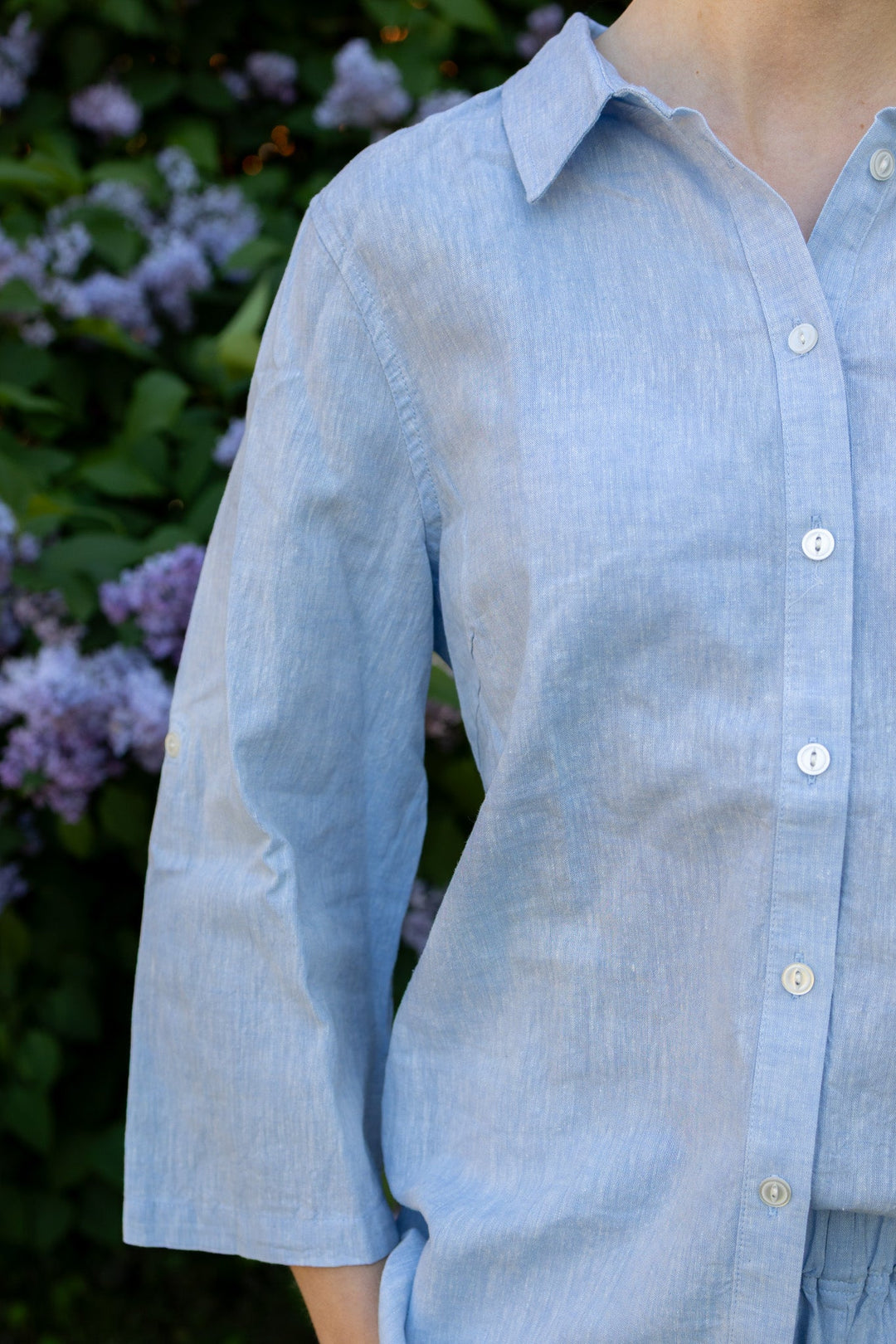 Cindie Shirt Light Blue Chambray | Skjorter og bluser | Smuk