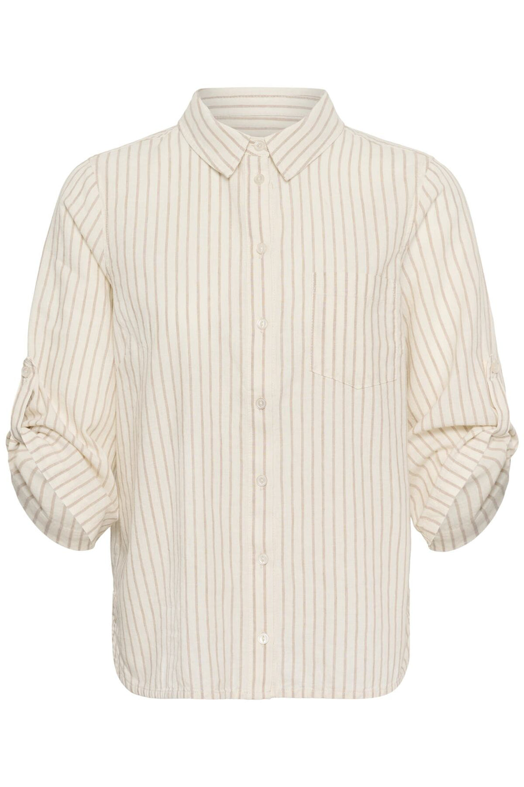 Cindie Shirt Neutral Stripe | Skjorter og bluser | Smuk