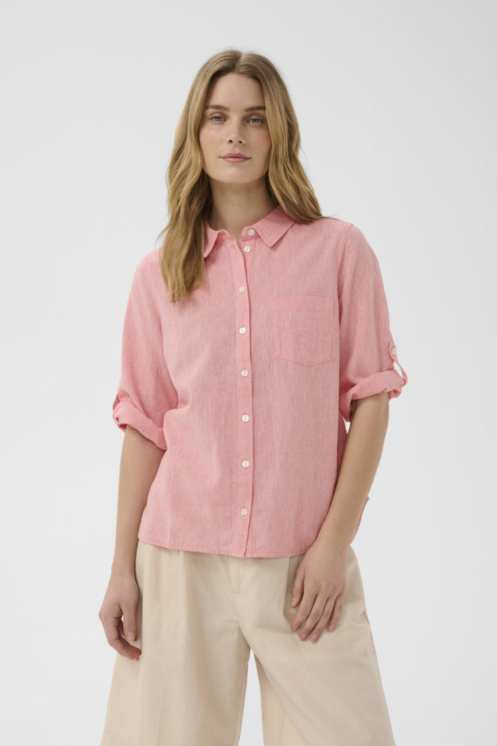 Cindie Shirt Rose Chambray | Skjorter og bluser | Smuk