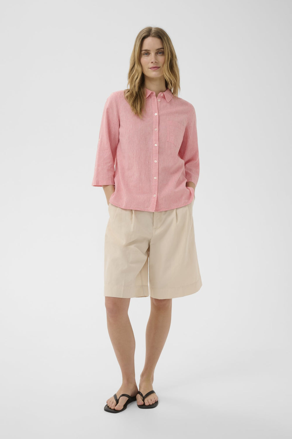 Cindie Shirt Rose Chambray | Skjorter og bluser | Smuk