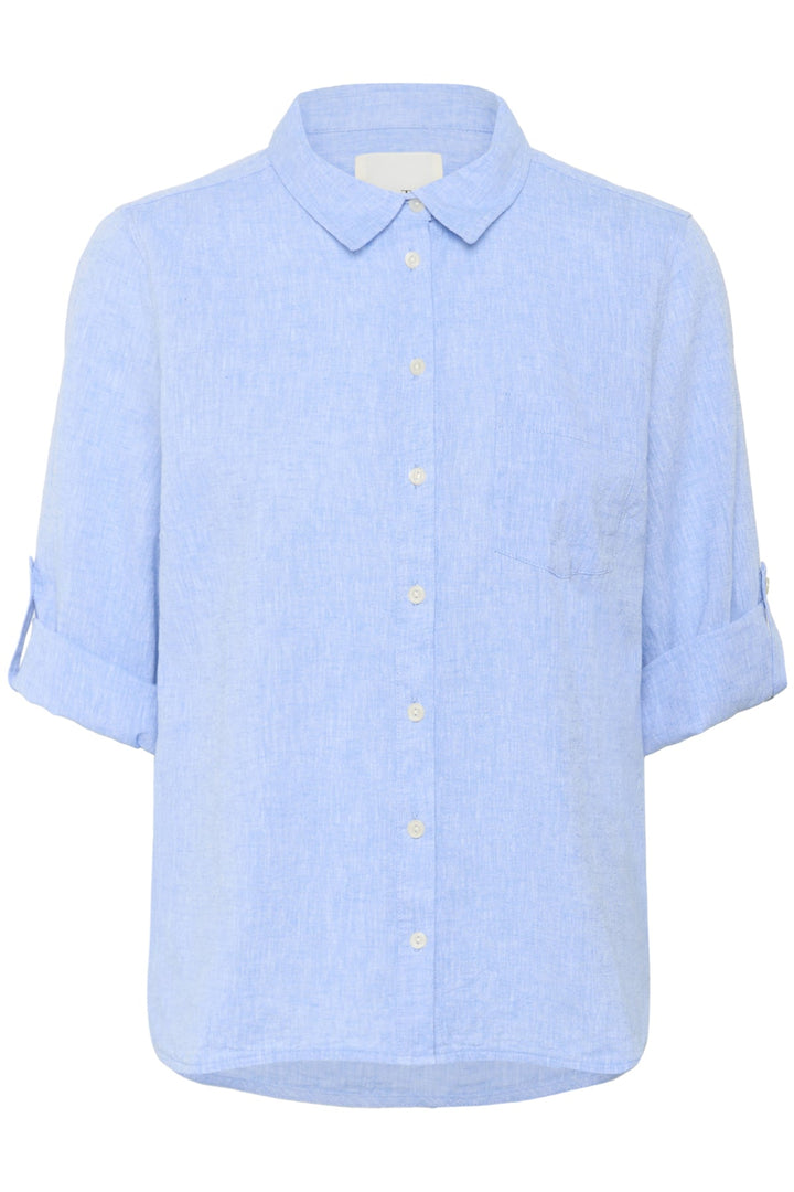 Cindiepw Shirt Marina Chambrey | Skjorter og bluser | Smuk - Dameklær på nett
