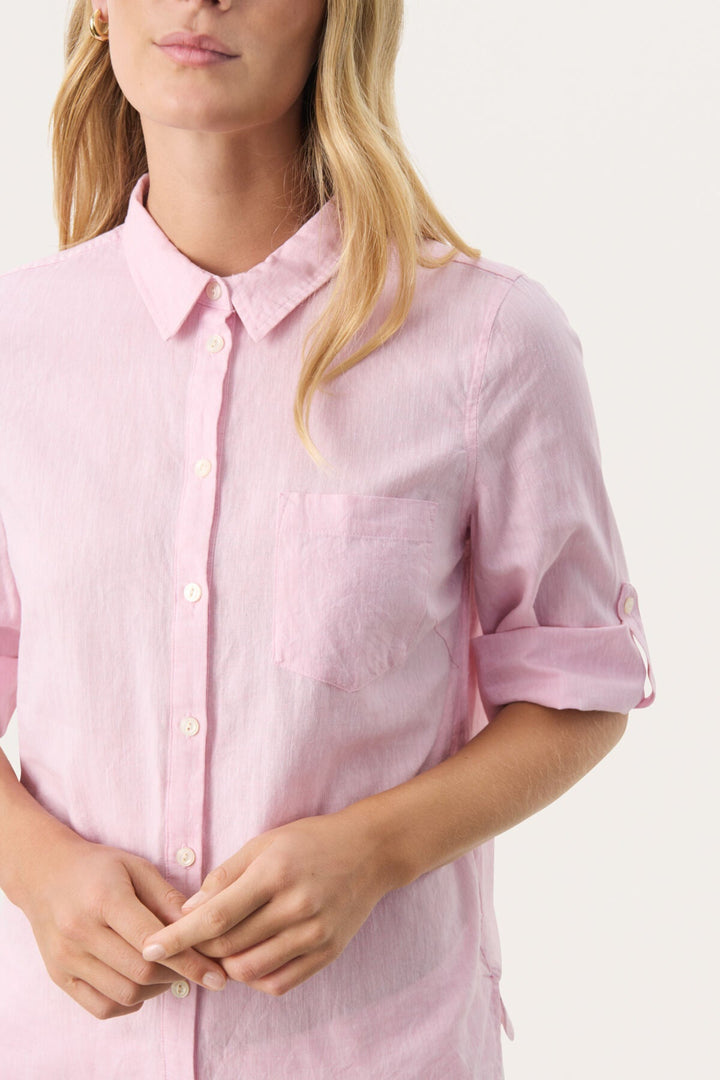 Cindiepw Shirt Pink Nectar Chambrey | Skjorter og bluser | Smuk - Dameklær på nett