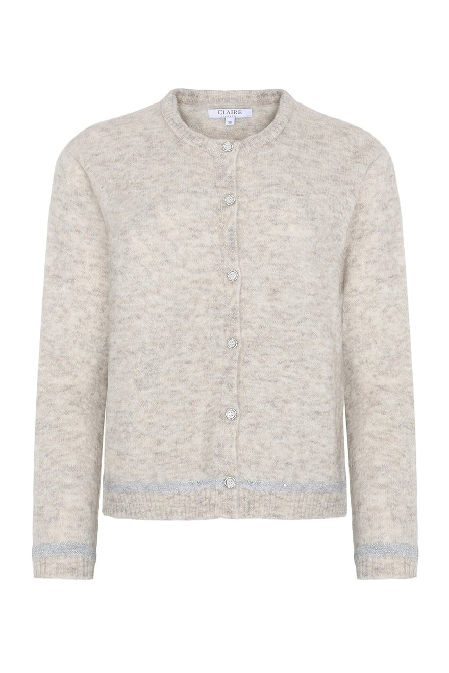 Claire Knit Snow White Melange | Genser | Smuk - Dameklær på nett