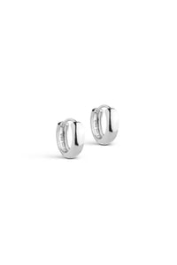 Classic Wide 15 Mm Earrings Silver