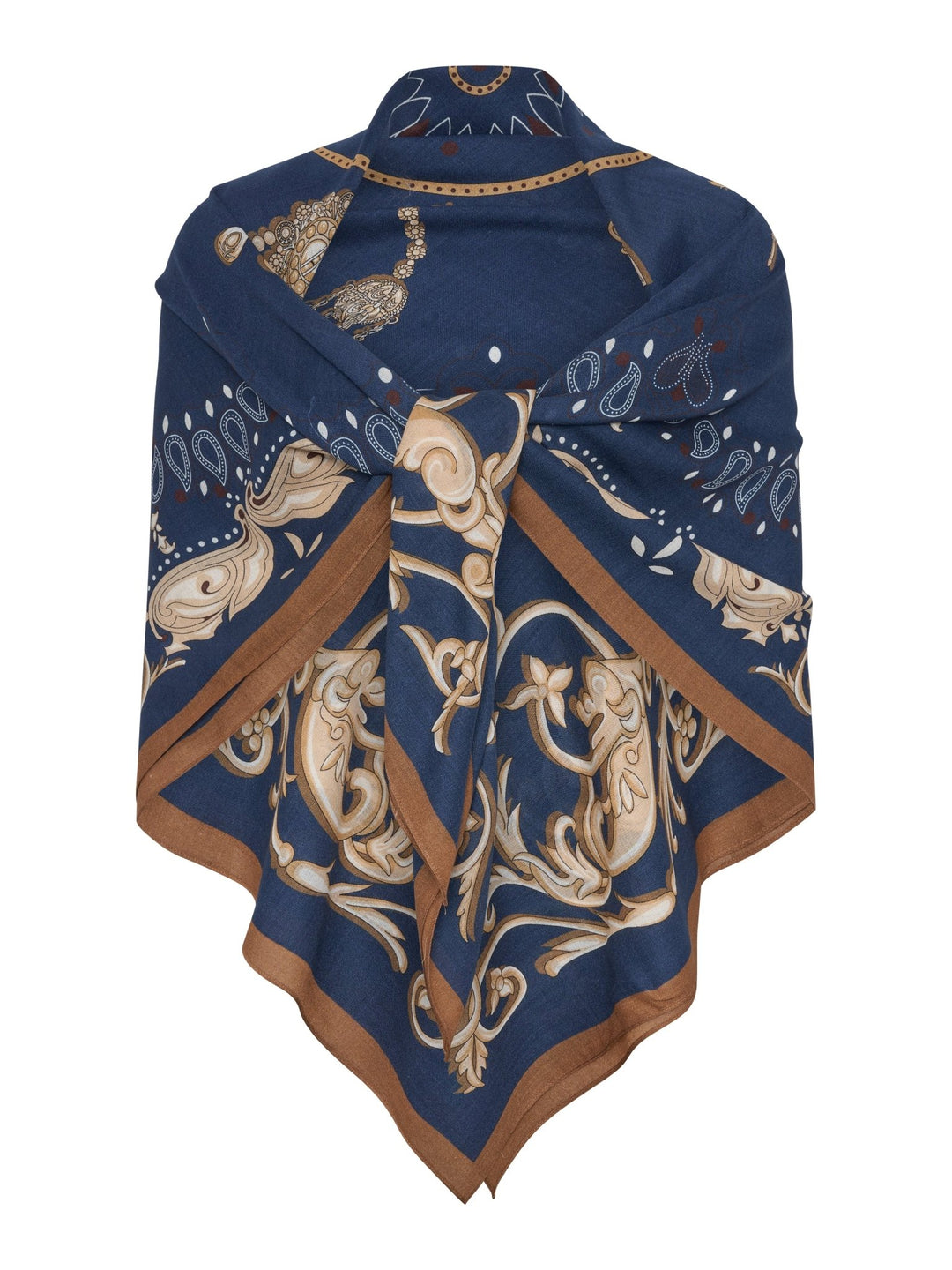 Classy Scarf Shaded Blue | Accessories | Smuk