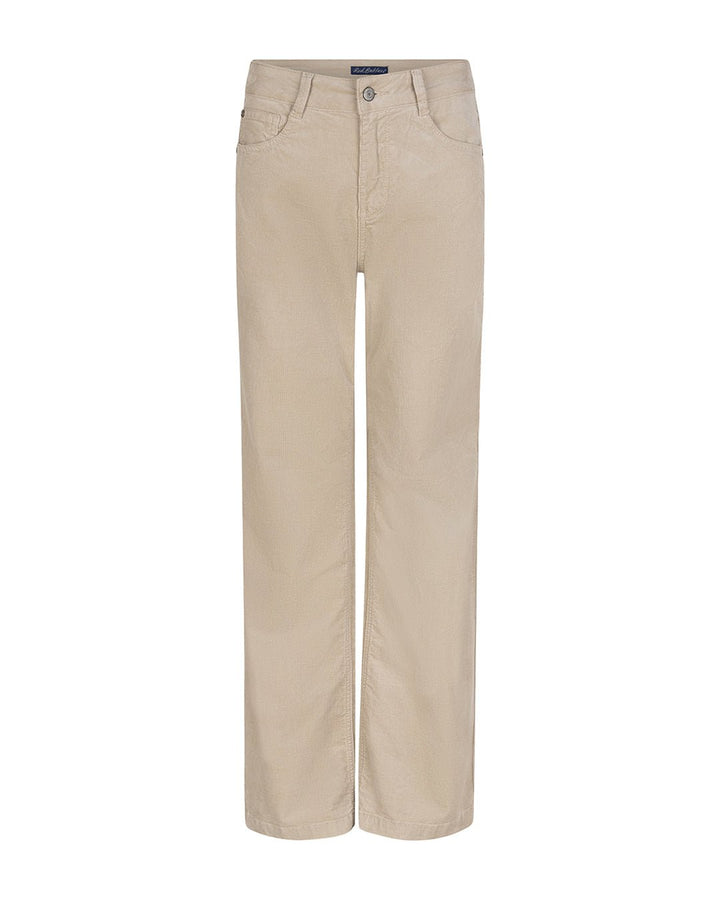 Claudette Pants Shiny Cord Stone | Bukser | Smuk - Dameklær på nett