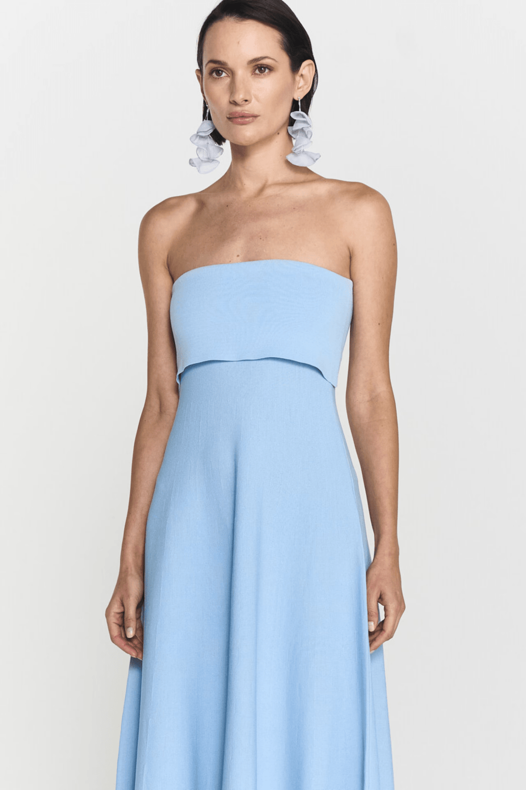 Clementina Midi Dress Illusion Blue | Kjoler | Smuk - Dameklær på nett