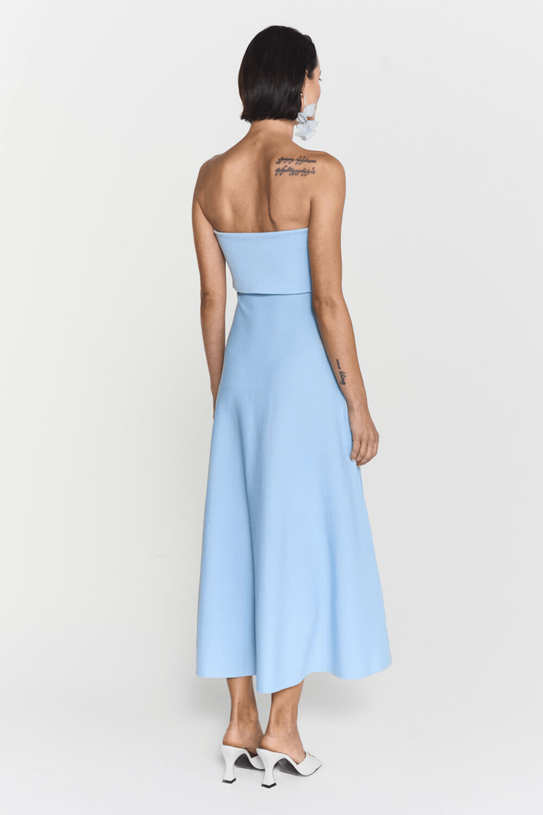 Clementina Midi Dress Illusion Blue | Kjoler | Smuk - Dameklær på nett