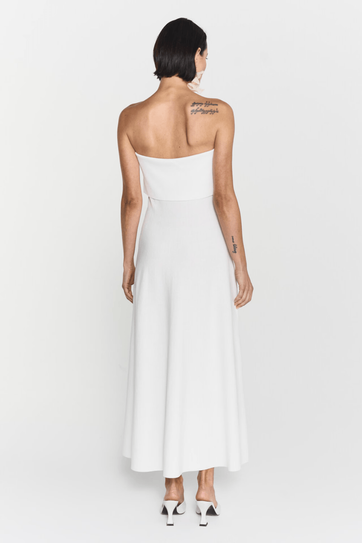 Clementina Midi Dress Off White | Kjoler | Smuk - Dameklær på nett
