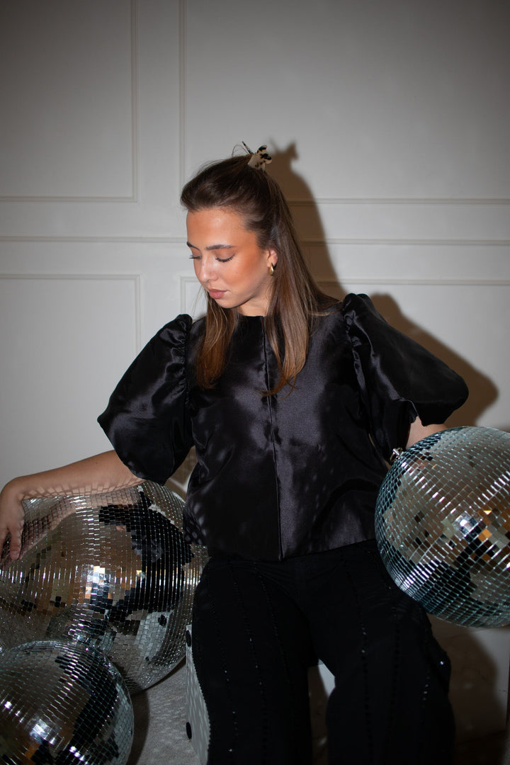 Cleo Blouse Black | Skjorter og bluser | Smuk - Dameklær på nett
