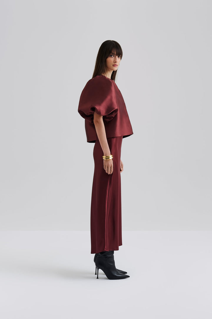 Cleo Blouse Wine | Skjorter og bluser | Smuk - Dameklær på nett