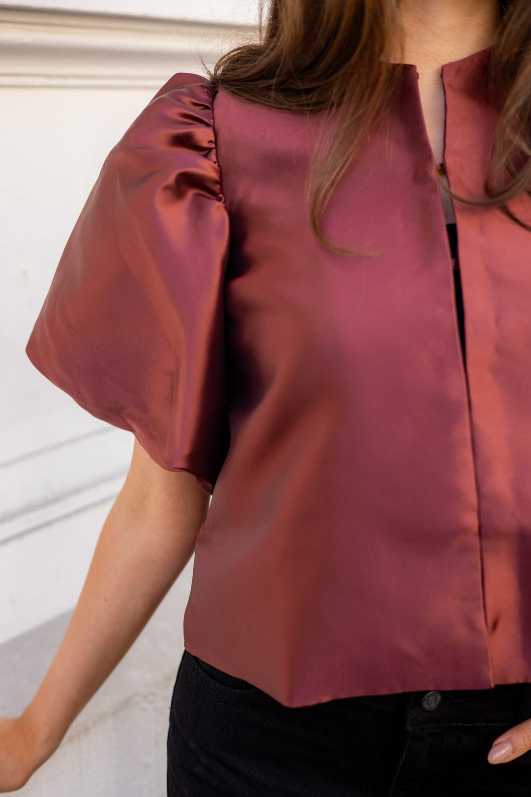 Cleo Blouse Wine | Skjorter og bluser | Smuk - Dameklær på nett