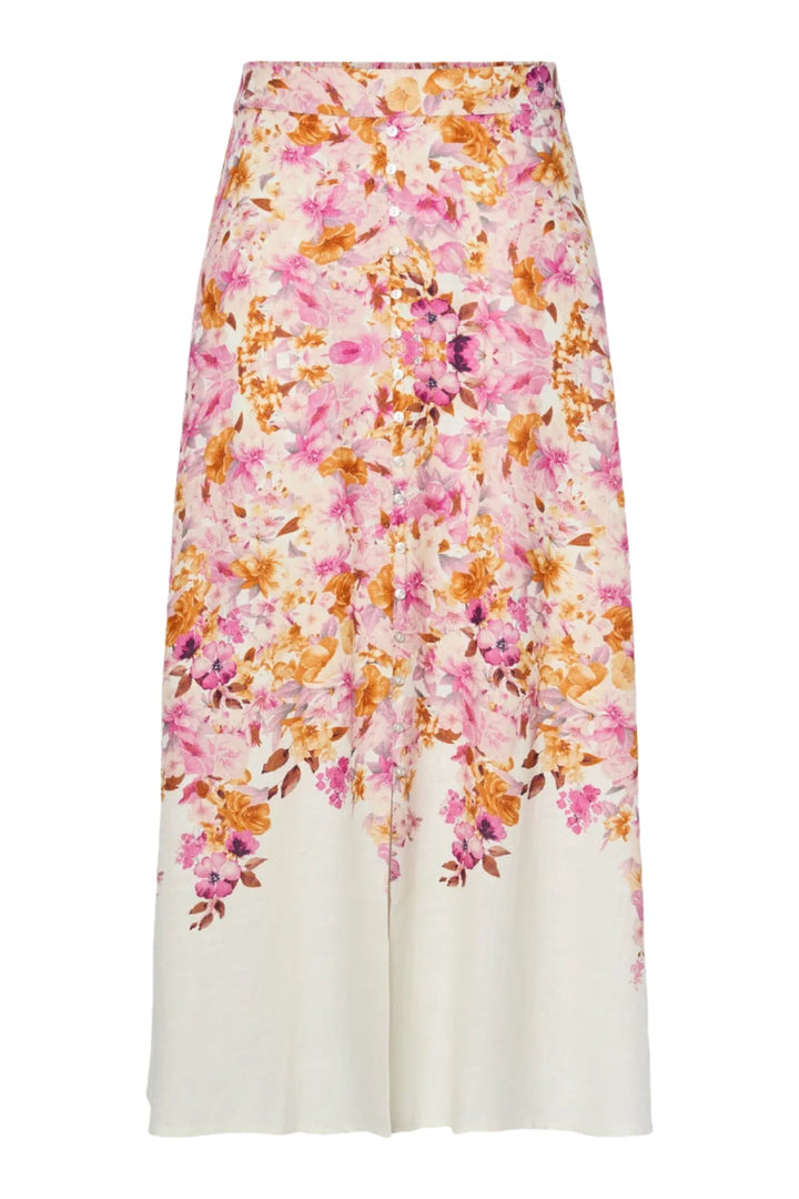 Cleo Hw Long Skirt Birch Cleo Print | Skjørt | Smuk - Dameklær på nett