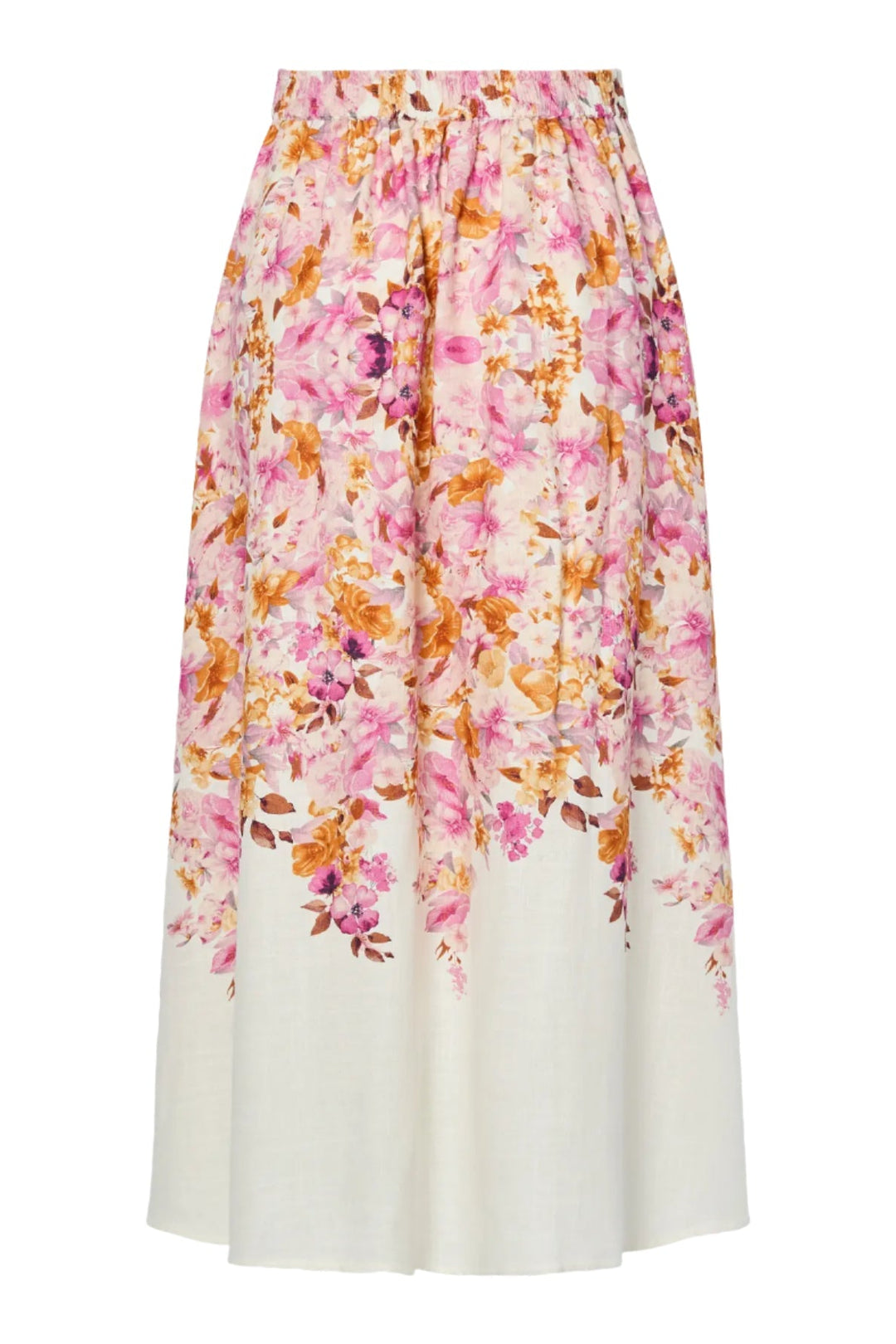Cleo Hw Long Skirt Birch Cleo Print | Skjørt | Smuk - Dameklær på nett