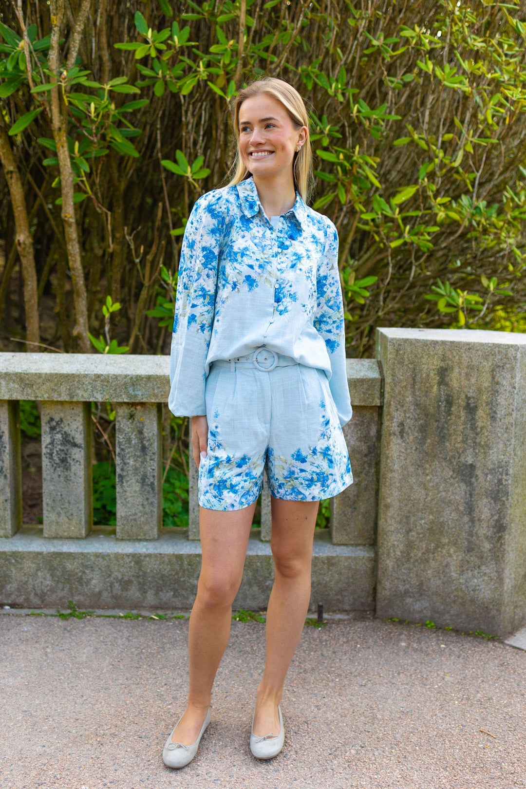 Cleo Ls Shirt Skyway Cleo Print | Skjorter og bluser | Smuk