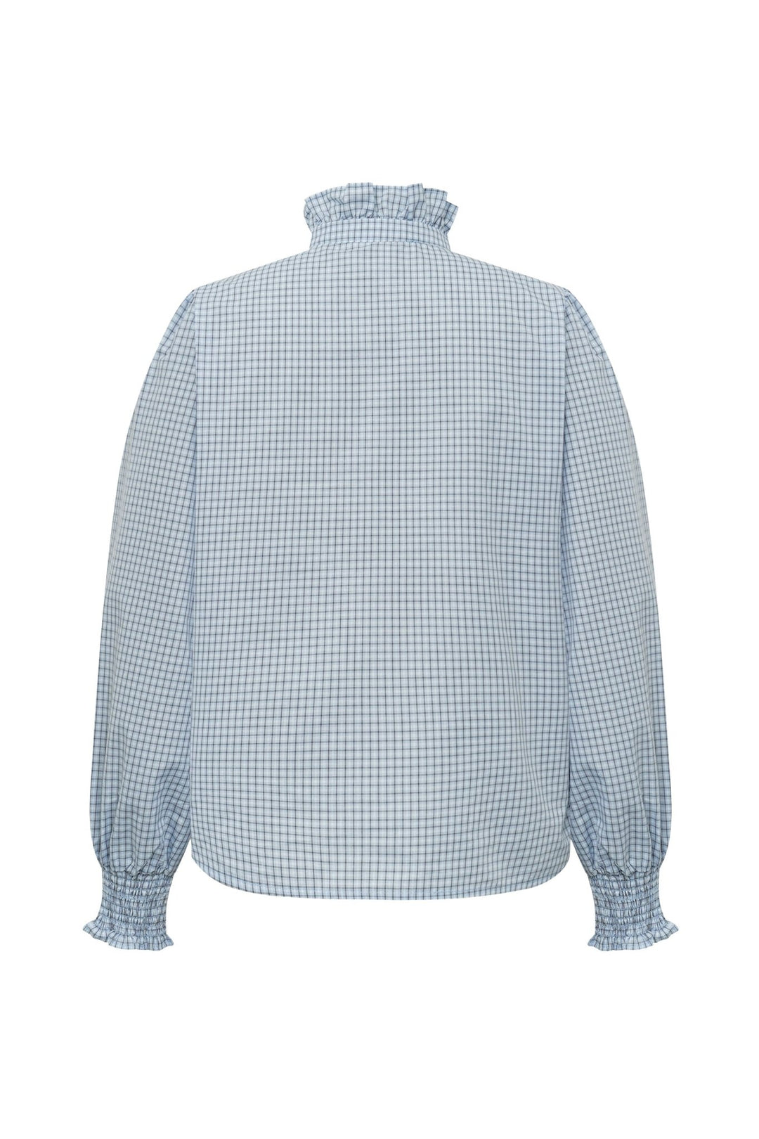 Clova Check Shirt Light Blue | Skjorter og bluser | Smuk