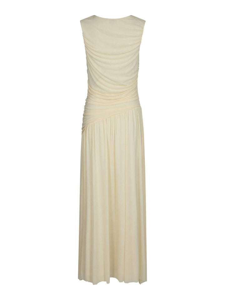 Cludine Mesh Dress Light Yellow | Kjoler | Smuk